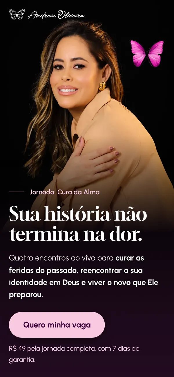 Página do projeto Jornada: Cura da Alma vista no celular